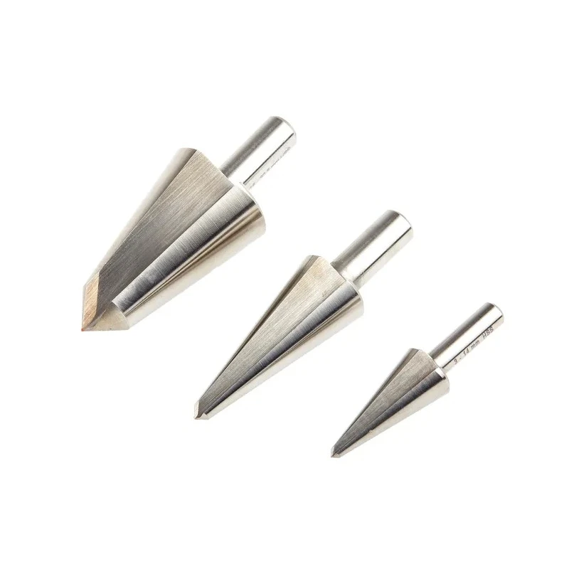 RS PRO 3-Piece Cone Cutter Set for Metal 3 mm Min to 30 mm Max, HSS Bits 221-557