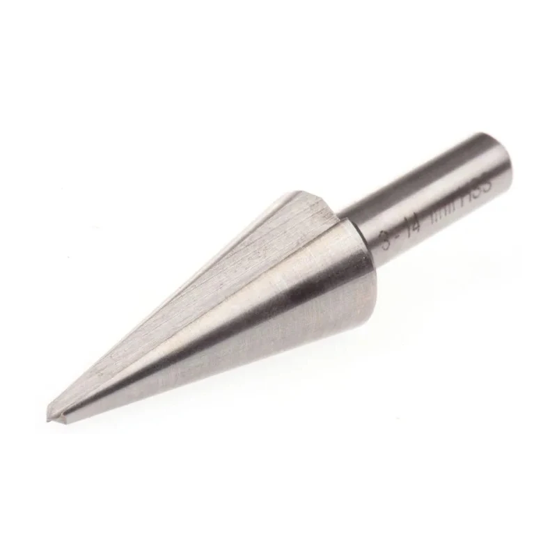 RS PRO HSS Drill Bit 3 mm x 14 mm High Speed Steel Tapered Cone Cutter for Plastic, PC Boards, Alloys and Sheet Metal 221-591