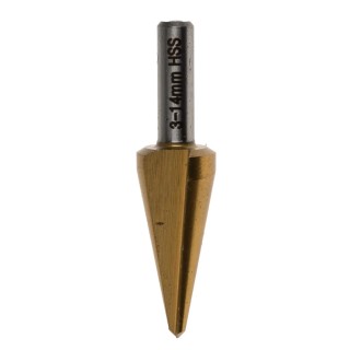 RS PRO HSS Titanium Nitride Coated Drill Bit, 3 mm x 14 mm, Shank Size 10 mm, Maximum Drilling Thickness 2 mm 221-563
