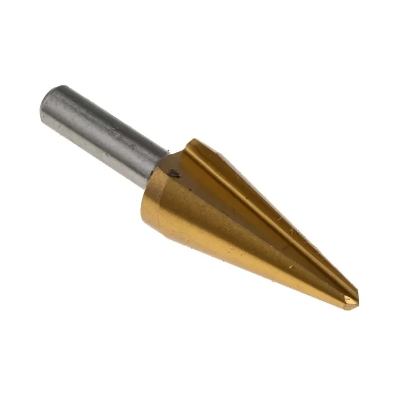 RS PRO HSS Titanium Nitride Coated Drill Bit, 3 mm x 14 mm, Shank Size 10 mm, Maximum Drilling Thickness 2 mm 221-563