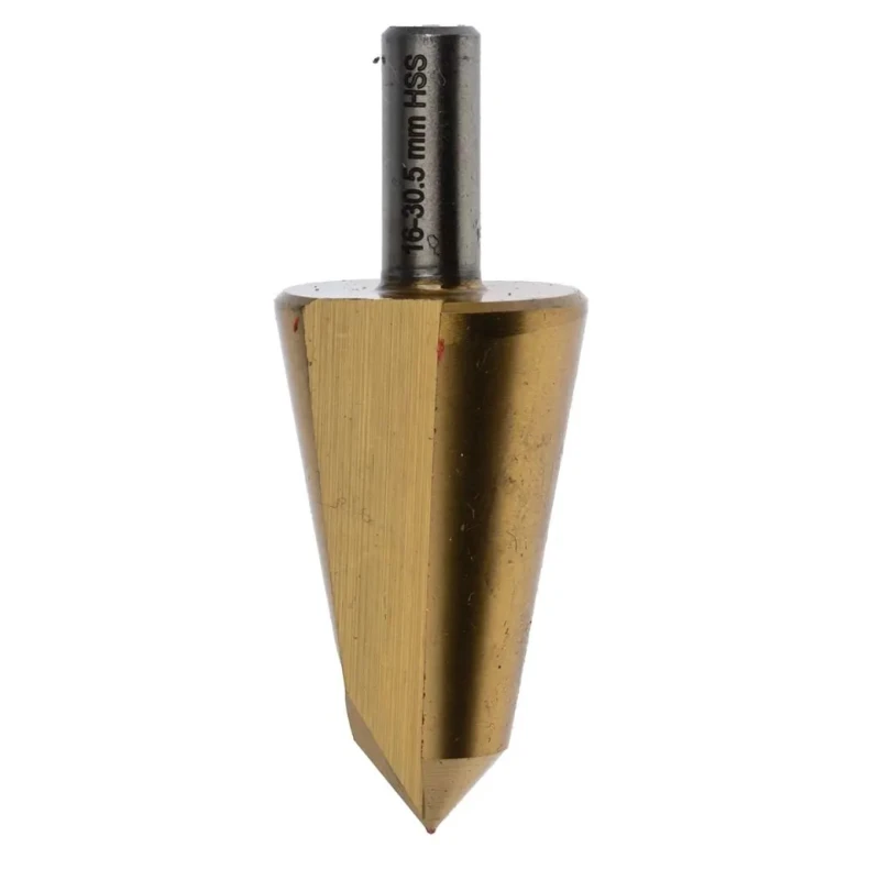 RS PRO 3-Piece HSS Titanium Nitride Coated Cone Cutter Set for Metal, 3 mm Min to 30.5 mm Max 221-579