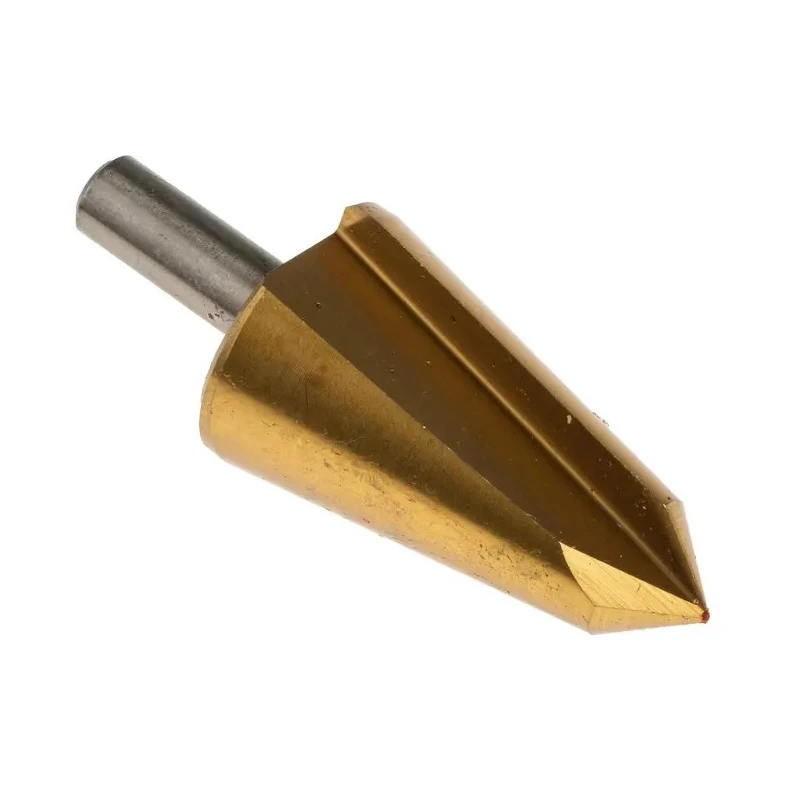 RS PRO 3-Piece HSS Titanium Nitride Coated Cone Cutter Set for Metal, 3 mm Min to 30.5 mm Max 221-579