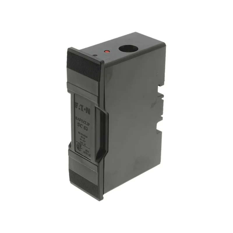 Eaton 63A Rail Mount Fuse Holder, 1 Pole, Front Connected, 550V AC, Stainless Steel Contacts SC63H-D