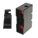 Eaton 63A Rail Mount Fuse Holder, 1 Pole, Front Connected, 550V AC, Stainless Steel Contacts SC63H-D