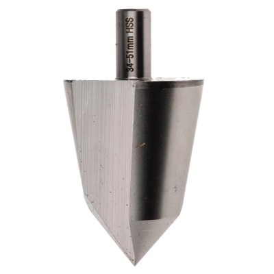 RS PRO HSS Cone Cutter Drill Bit, 34 mm to 51 mm Diameter, Maximum Drilling Thickness 2 mm 221-636
