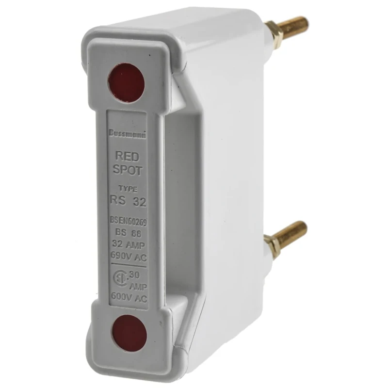 Eaton 32A Rail Mount Fuse Holder for A2, 1P-Pole, 690V AC RS32PWH