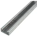 Unistrut 41 x 21 mm Galvanised Steel Strut Plain Channel 2 m Long P3300 PG X 2M