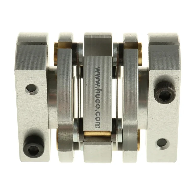 Huco Flexible Coupler 33.5 mm OD, 40.1 mm Length, Spring Quality Stainless Steel Membrane, Model 466.33.3232