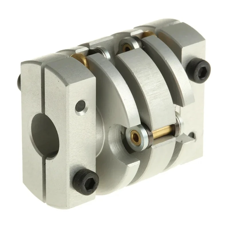 Huco Flexible Coupler 33.5 mm OD, 40.1 mm Length, Spring Quality Stainless Steel Membrane, Model 466.33.3232