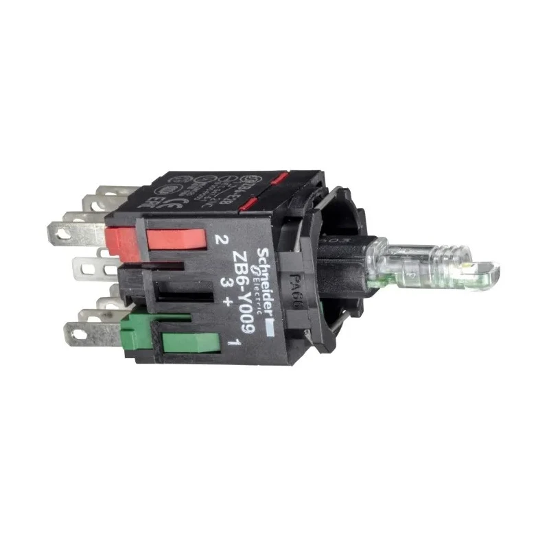 Schneider Electric Harmony XB6 Series Contact & Light Block 12, 24V Red LED 1 NC ZB6ZB42B