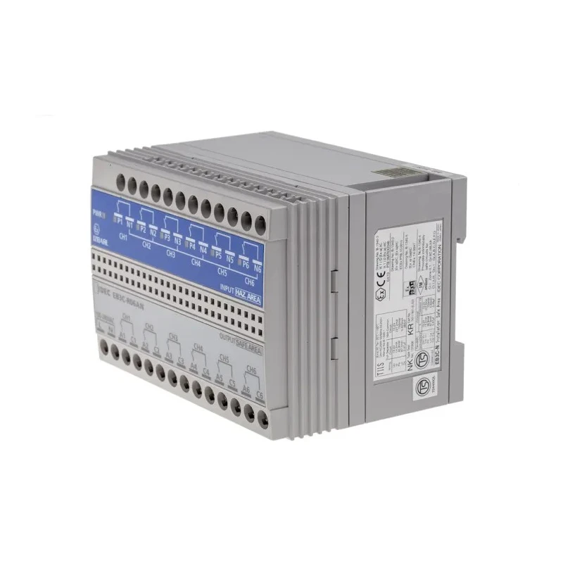 Idec 6 Channel Relay Barrier Zener Barrier ATEX Certified DIN Rail Mount EB3C-R06AN