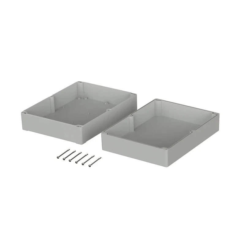 Bopla Euromas Series Light Grey ABS Enclosure IP66, 150 mm x 360 mm x 200 mm 03255000