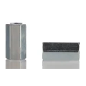 RS PRO Hexagonal Brass Standoff M3 Thread Size, 12 mm Length, Nickel Finish 222-402