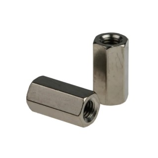 RS PRO Hex Threaded Brass Standoff M3, 10 mm Length, Nickel Finish 222-395