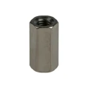 RS PRO Hex Threaded Brass Standoff M3, 10 mm Length, Nickel Finish 222-395