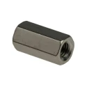 RS PRO Hex Threaded Brass Standoff M3, 10 mm Length, Nickel Finish 222-395