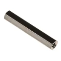 RS PRO Brass Hexagonal Female/Female M3 Threaded Standoff 30 mm Length Nickel Plated 222-446