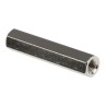 RS PRO Hex Threaded Brass Standoff M3, 25 mm Length, Nickel Finish 222-430
