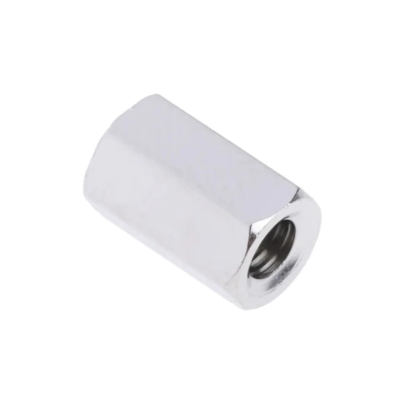 RS PRO Hexagonal Brass Standoff M3 Thread Size, 8 mm Length, Nickel Finish 222-389
