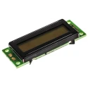 Theale Alphanumeric LCD Monochrome Display Amber on Amber 2 x 16 Character Matrix 16203SRY