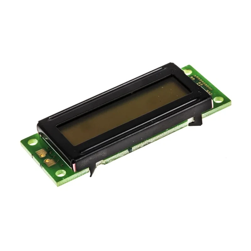 Theale Alphanumeric LCD Monochrome Display Amber on Amber 2 x 16 Character Matrix 16203SRY