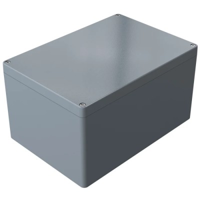 Rose Aluminium Standard Series Die Cast Aluminium Enclosure Grey Lid IP66 IK09 330mm x 230mm x 330mm 01233318