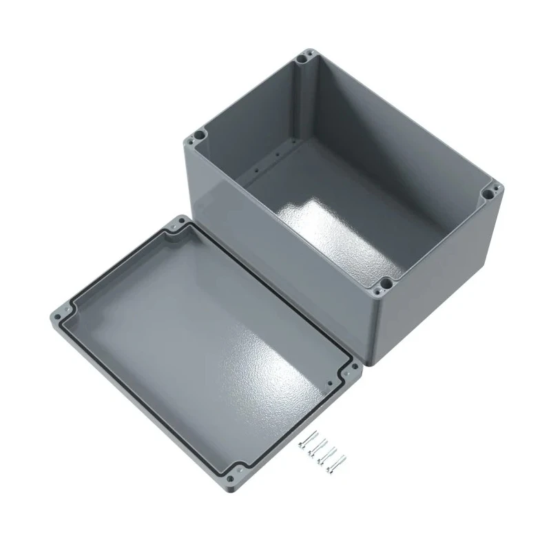 Rose Aluminium Standard Series Die Cast Aluminium Enclosure Grey Lid IP66 IK09 330mm x 230mm x 330mm 01233318