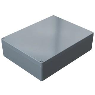 Rose Aluminium Standard Series Grey Grey Lid Die Cast Aluminium Enclosure IP66 IK09 400 mm x 310 mm x 400 mm 01314011