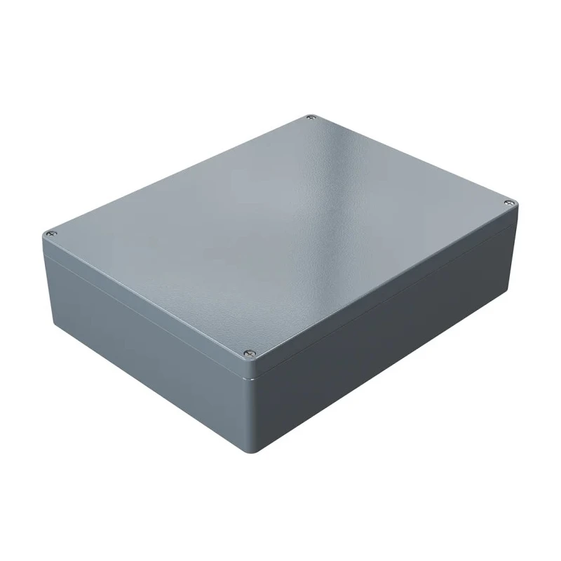 Rose Aluminium Standard Series Grey Grey Lid Die Cast Aluminium Enclosure IP66 IK09 400 mm x 310 mm x 400 mm 01314011