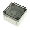 Spelsberg TK PS Series Grey Transparent Lid Polystyrene Enclosure IP66 IK07 57 mm x 94 mm x 94 mm