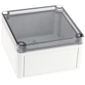 Spelsberg TK PS Series Grey Transparent Lid Polystyrene Enclosure IP66 IK07 75 mm x 130 mm x 130 mm 
