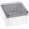 Spelsberg TK PS Series Grey Transparent Lid Polystyrene Enclosure IP66 IK07 75 mm x 130 mm x 130 mm