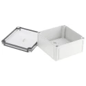 Spelsberg TK PS Series Grey Transparent Lid Polystyrene Enclosure IP66 IK07 75 mm x 130 mm x 130 mm 