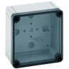 Spelsberg TK PS Series Grey Transparent Lid Polystyrene Enclosure IP66 IK07 66 mm x 110 mm x 110 mm