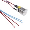 APEM AV Series Push Button Switch, Momentary, Panel Mount, 19.2 mm Cutout, SPDT Contact, IP65 Rated, 250 V AC AV19LP40904
