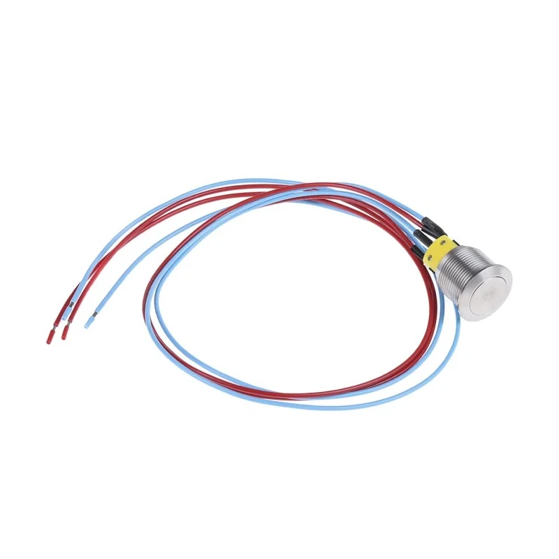 APEM AV Series Push Button Switch, Momentary, Panel Mount, 19.2 mm Cutout, SPDT Contact, IP65 Rated, 250 V AC AV19LP40904