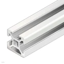 Bosch Rexroth Silver Aluminium Strut Profile 20 x 20 mm 6 mm Groove, 3 m Length, Series MGE 13.2 3842992889/3000