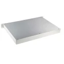 RS PRO Grey Steel Keyboard Rack Drawer 1 U, 483 mm Width x 456 mm Depth 223-764