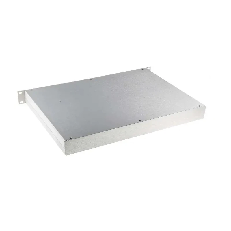 RS PRO Grey Steel Keyboard Rack Drawer 1 U, 483 mm Width x 456 mm Depth 223-764