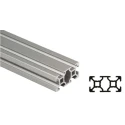 Bosch Rexroth Silver Aluminium Strut Profile 20 x 40 mm 6 mm Groove, 3 m Length, Series MGE 13.2 3842992891/3000