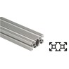 Bosch Rexroth Silver Aluminium Strut Profile 20 x 40 mm 6 mm Groove, 3 m Length, Series MGE 13.2 3842992891/3000