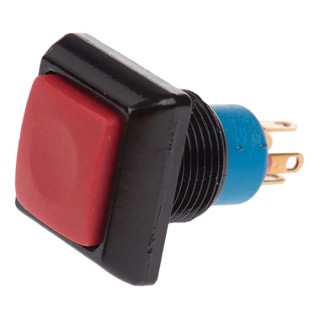 APEM IP Series Push Button Switch Momentary, Panel Mount, 12.9 mm Cutout, SPDT, IP67, 24 V dc IPC5SAD6