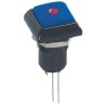 APEM IP Series Illuminated Push Button Switch 12 mm Cutout, Red LED, Latching, Panel Mount, IP67, 48 V AC IPC1SAD1L0S