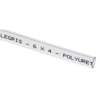 Legris Compressed Air Pipe Clear Polyurethane 6 mm 25 m 1025U06R08