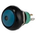 APEM IP Series Illuminated Momentary Push Button Switch Panel Mount 13.6 mm Cutout SPST Green LED IP67 28 V dc IPR3SAD1L0G