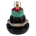 APEM IP Series Illuminated Momentary Push Button Switch Panel Mount 13.6 mm Cutout SPST Green LED IP67 28 V dc IPR3SAD1L0G