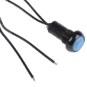 APEM IP Series Sealed Momentary Push Button Switch, Panel Mount, 13.6 mm Cutout, SPST, Dome Actuator, Blue, Green IPR3FAD1