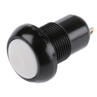 APEM Push Button Switch, Latching, Panel Mount, 13.6 mm Cutout, SPST Contact, IP67 Rated, 28 V DC, Model IPR1SAD7/1