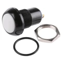 APEM Push Button Switch, Latching, Panel Mount, 13.6 mm Cutout, SPST Contact, IP67 Rated, 28 V DC, Model IPR1SAD7/1