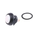 APEM IB Series Miniature Push Button Switch Momentary Panel Mount SPST White Actuator IP67 IBR3SAD7/100